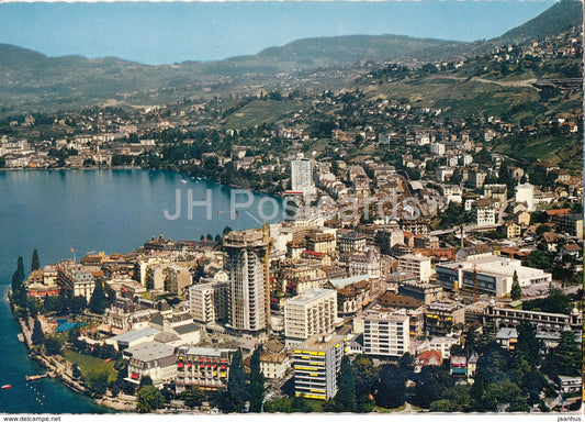 Montreux - Vue Generale - general view - 1868 - Switzerland - unused - JH Postcards