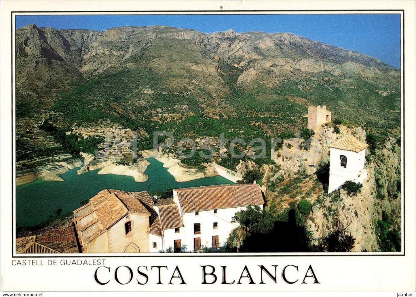 Costa Blanca - Castell de Guadalest - Spain - used - JH Postcards