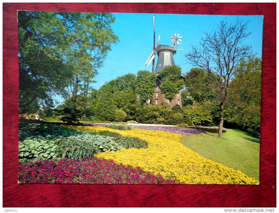 Bremen - Mühle am Wall - windmill - Germany - unused - JH Postcards