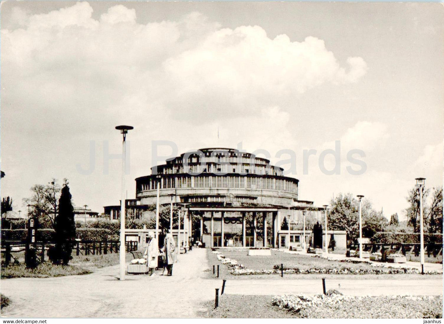 Wroclaw - Hala Ludowa - widok od strony Zoo - view from the Zoo - Poland - unused - JH Postcards