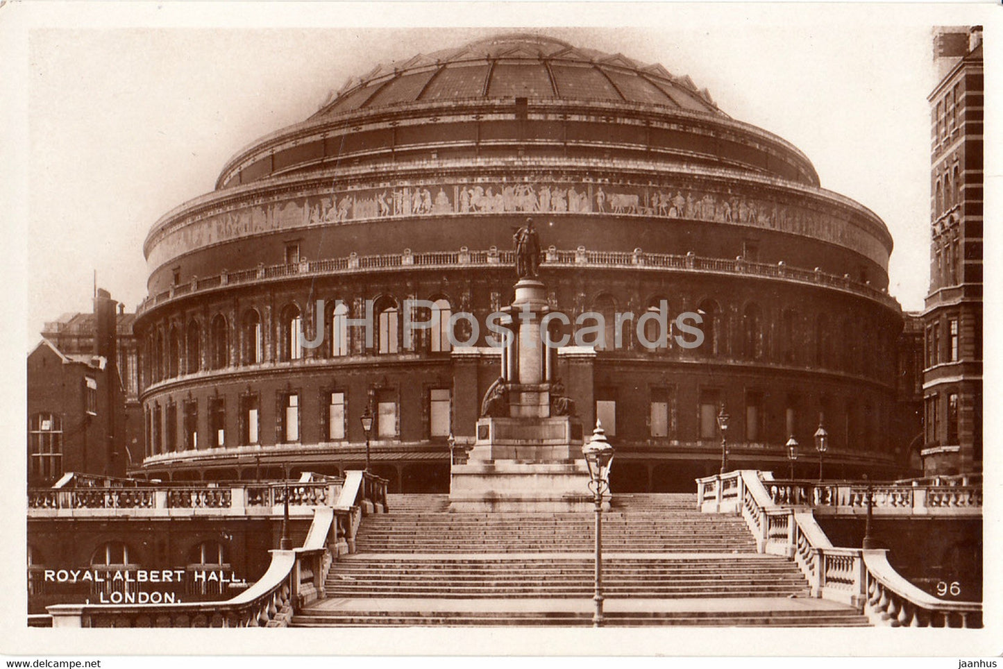 London - Royal Albert Hall - 96 - old postcard - England - United Kingdom - unused - JH Postcards