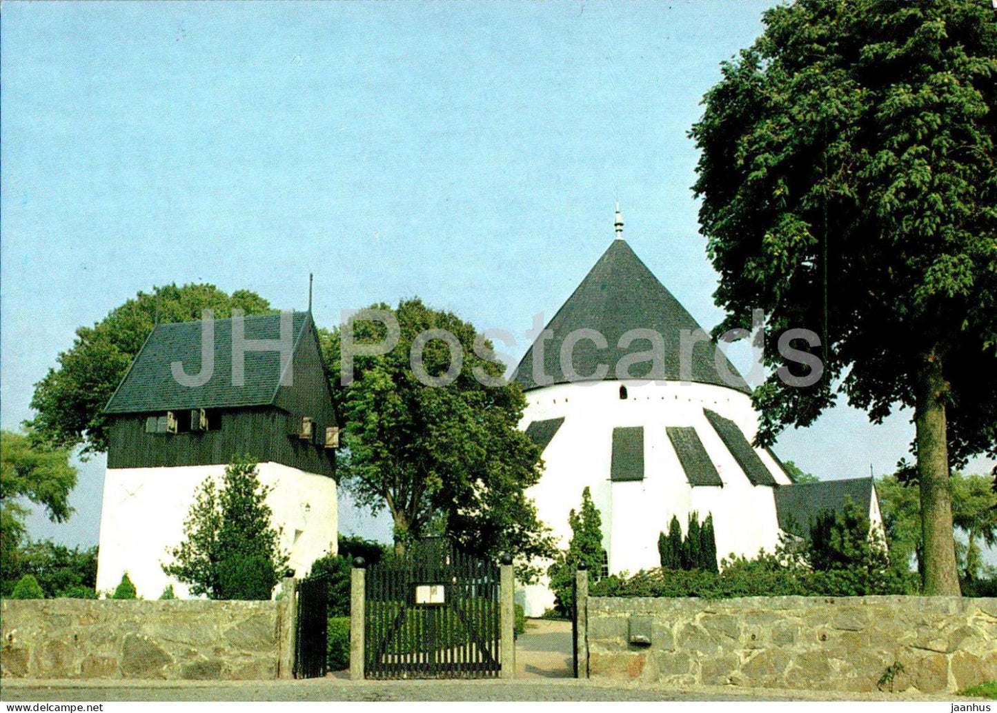 Bornholm - Osterlars rundkirke - Round church - 9030 - Denmark - unused - JH Postcards