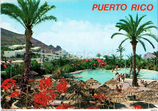 Vista Parcial Puerto Rico - Gran Canaria - 1988 - Spain - used - JH Postcards