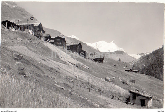 Restaurant Findelen ob Zermatt - Rimpfischhorn - Stralhorn - Adlerhorn - 6824 - Switzerland - 1959 - used - JH Postcards