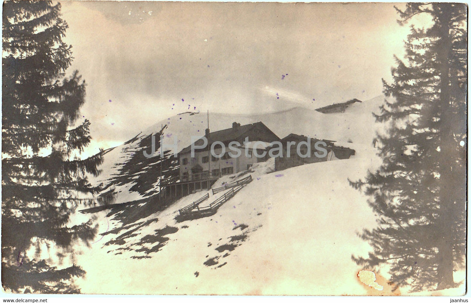 Spitzstein Haus - Ostern 1925 - old postcard - 1925 - Austria - used - JH Postcards