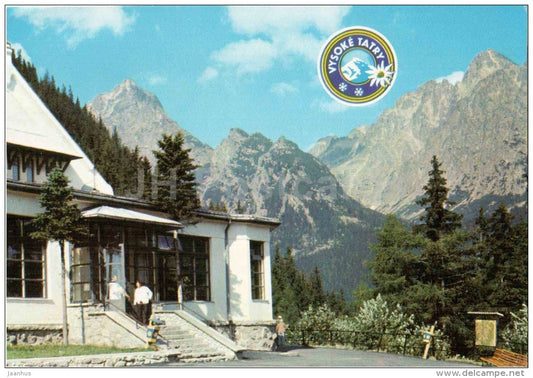 Hriebenka - Lomnicky shield - Mala Studena valley - Vysoke Tatry - High Tatras - Czechoslovakia - Slovakia - used 1974 - JH Postcards