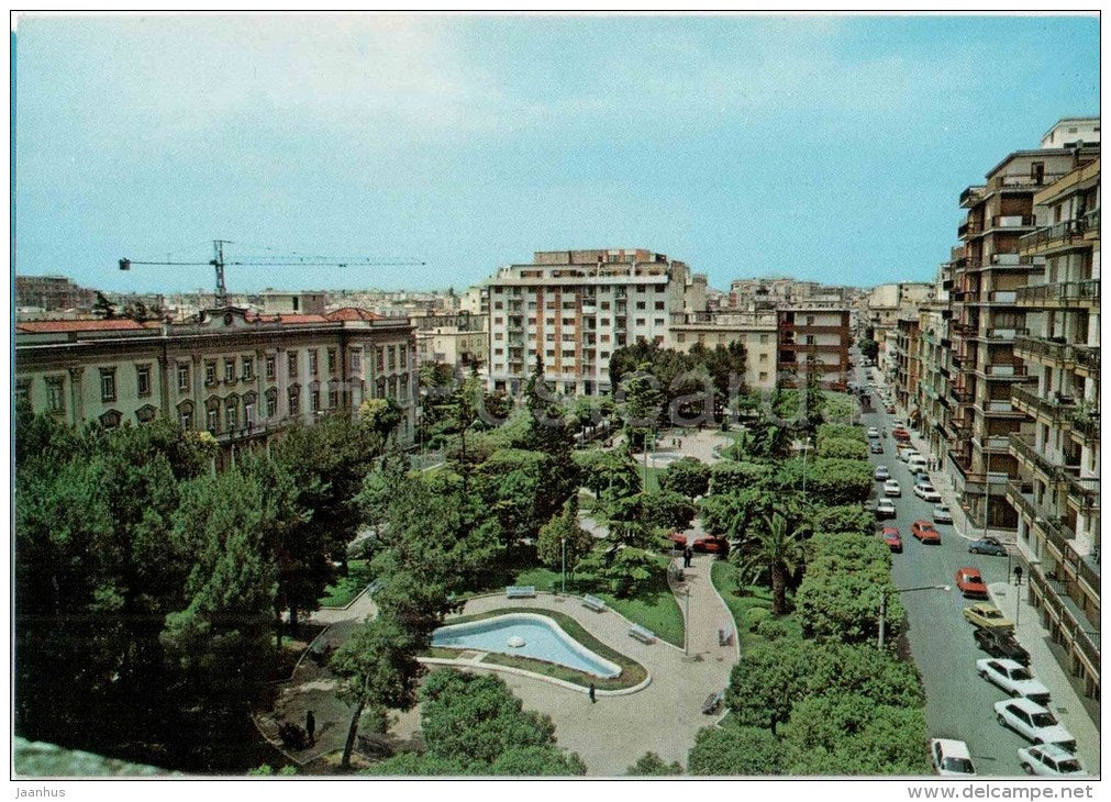 Piazza Maria Grazia Barone - square - Foggia - Puglia - 10942 - Italia - Italy - unused - JH Postcards