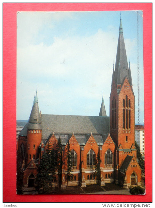 Michael Church - Turku - 104 - Finland - sent from Finland Turku to Estonia USSR 1975 - JH Postcards