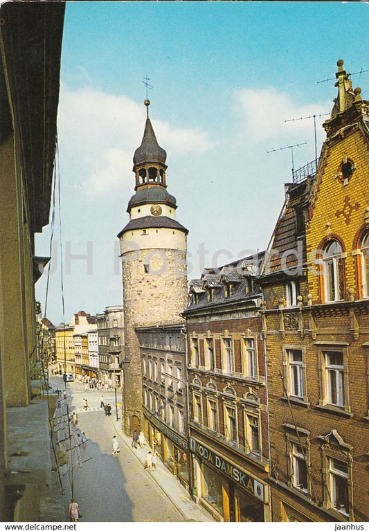 Jelenia Gora - Wojanowska tower - Poland - 1974 - used - JH Postcards