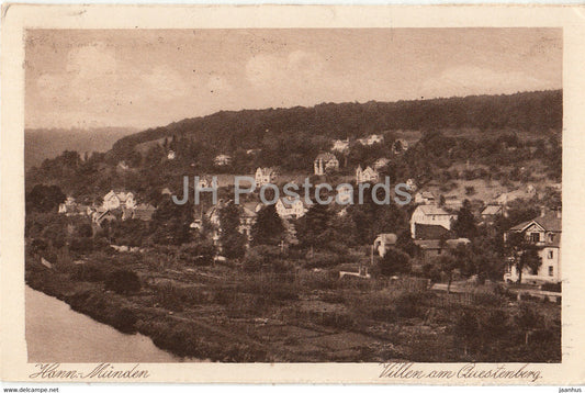 Hann Munden - Villen am Questenburg - 16234 - old postcard - Germany - unused - JH Postcards