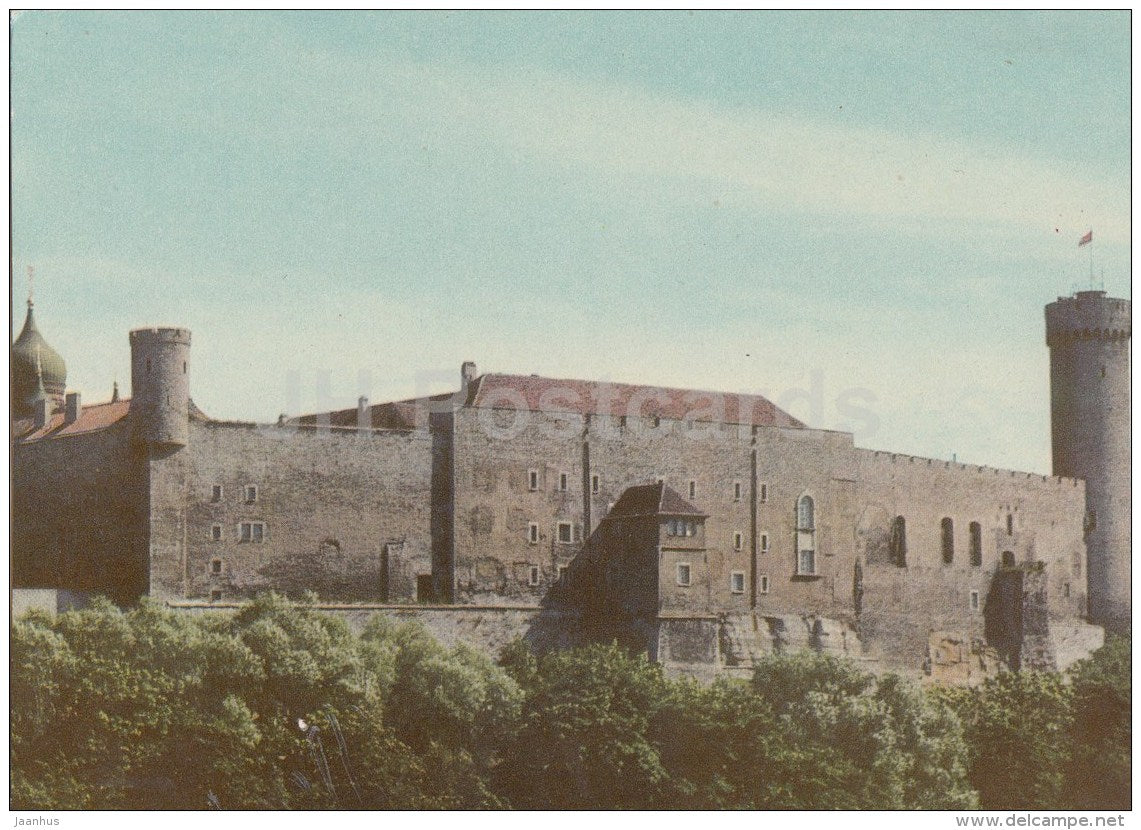 Toompea Castle - Old Town - Tallinn - 1971 - Estonia USSR - unused - JH Postcards