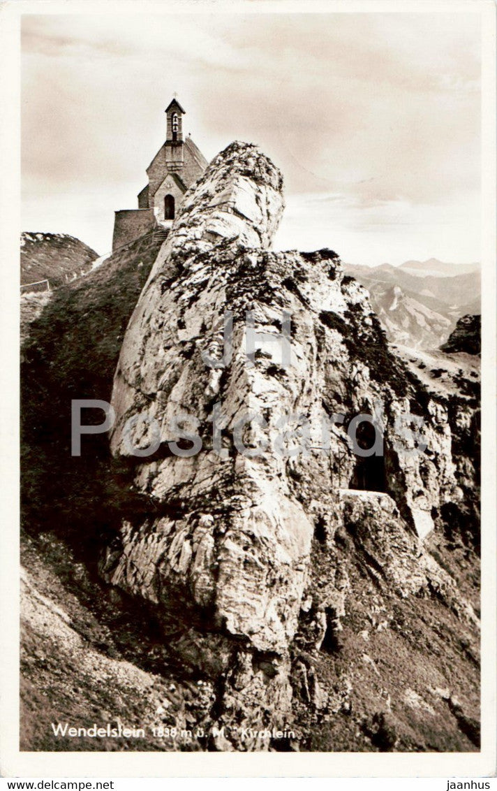 Wendelstein 1838 m - Kirchlein - church - old postcard - Germany - used - JH Postcards