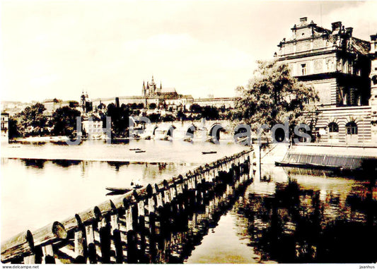 Praha - Prague - Celkovy pohled na Prazsky Hrad - general view Prague Castle - Czech Republic - Czechoslovakia - unused - JH Postcards