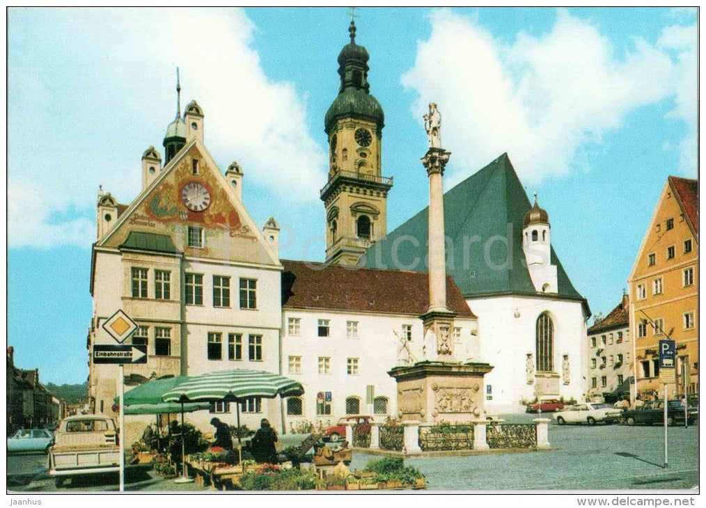 Freising an der Isar - Marienplatz - 8050 - Germany - ungelaufen - JH Postcards