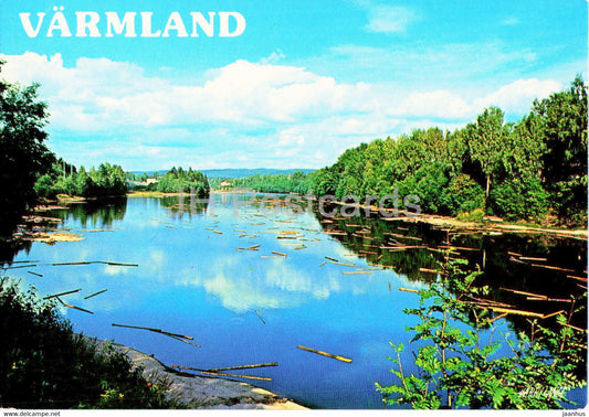 Varmland - Klaralven - Sweden - unused - JH Postcards