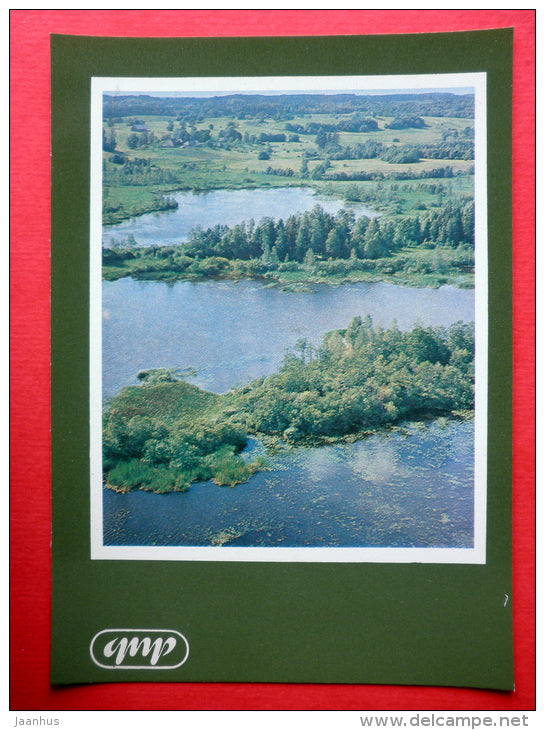 Suda marsh - Gauja National Park - 1981 - Latvia USSR - unused - JH Postcards