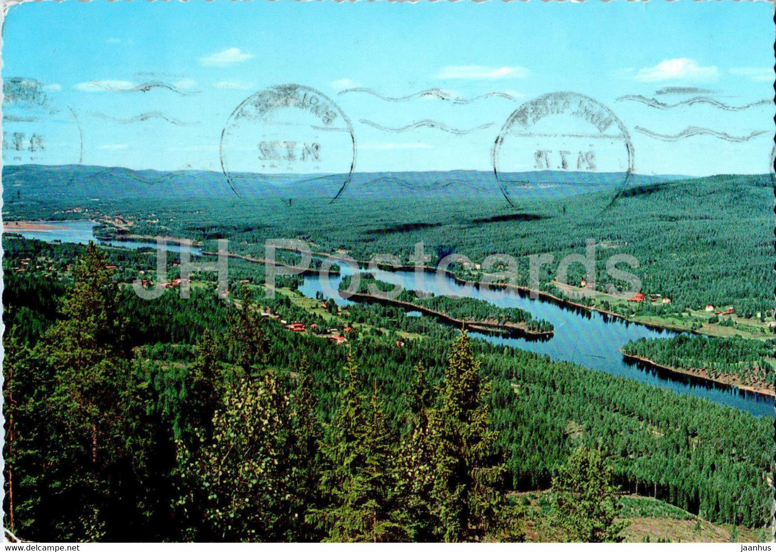 Dalarna - Gasvarv - 1972 - Sweden - used - JH Postcards