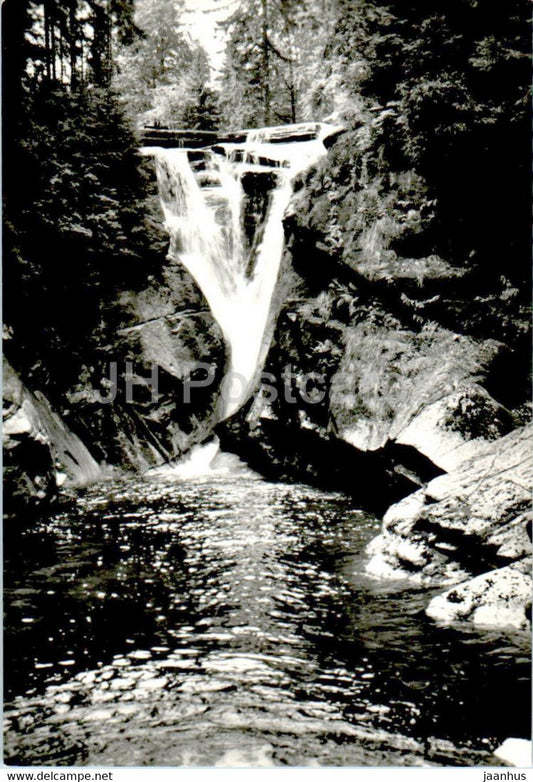 Szklarska Poreba - Wodospad Szklarki - waterfall - Poland - used - JH Postcards