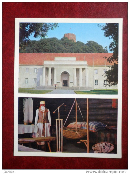 History and Etnography Museum - large format postcard - Vilnius - 1974 - Lithuania USSR - unused - JH Postcards