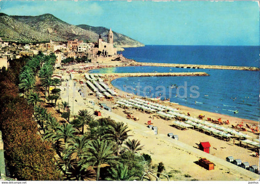 Sitges - Vista parcial de la Playa - 31 - Spain - unused - JH Postcards