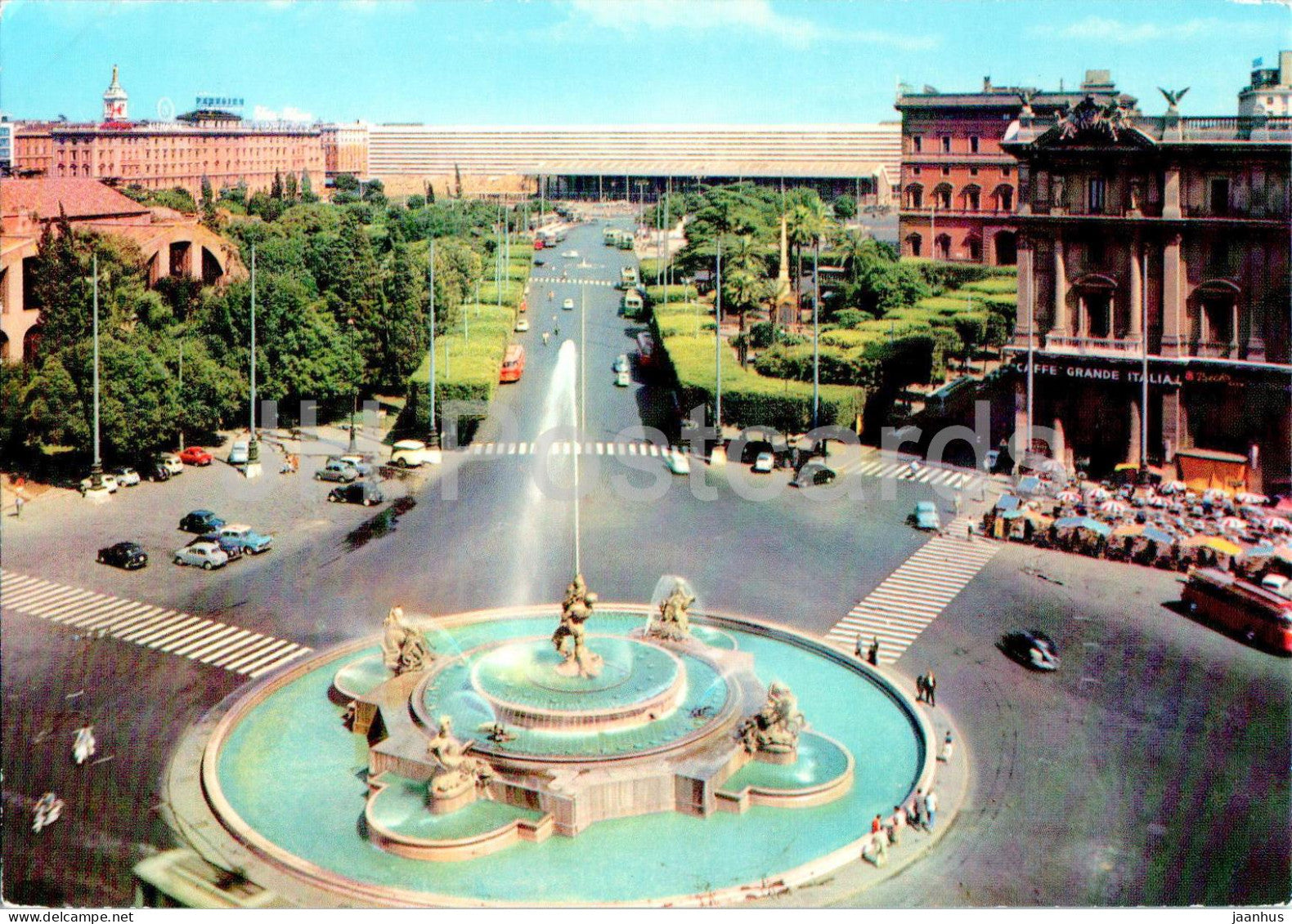 Roma - Rome - Piazza della Repubblica - Stazione Termini - Republic square - Railway Station - 28324 - Italy - unused - JH Postcards
