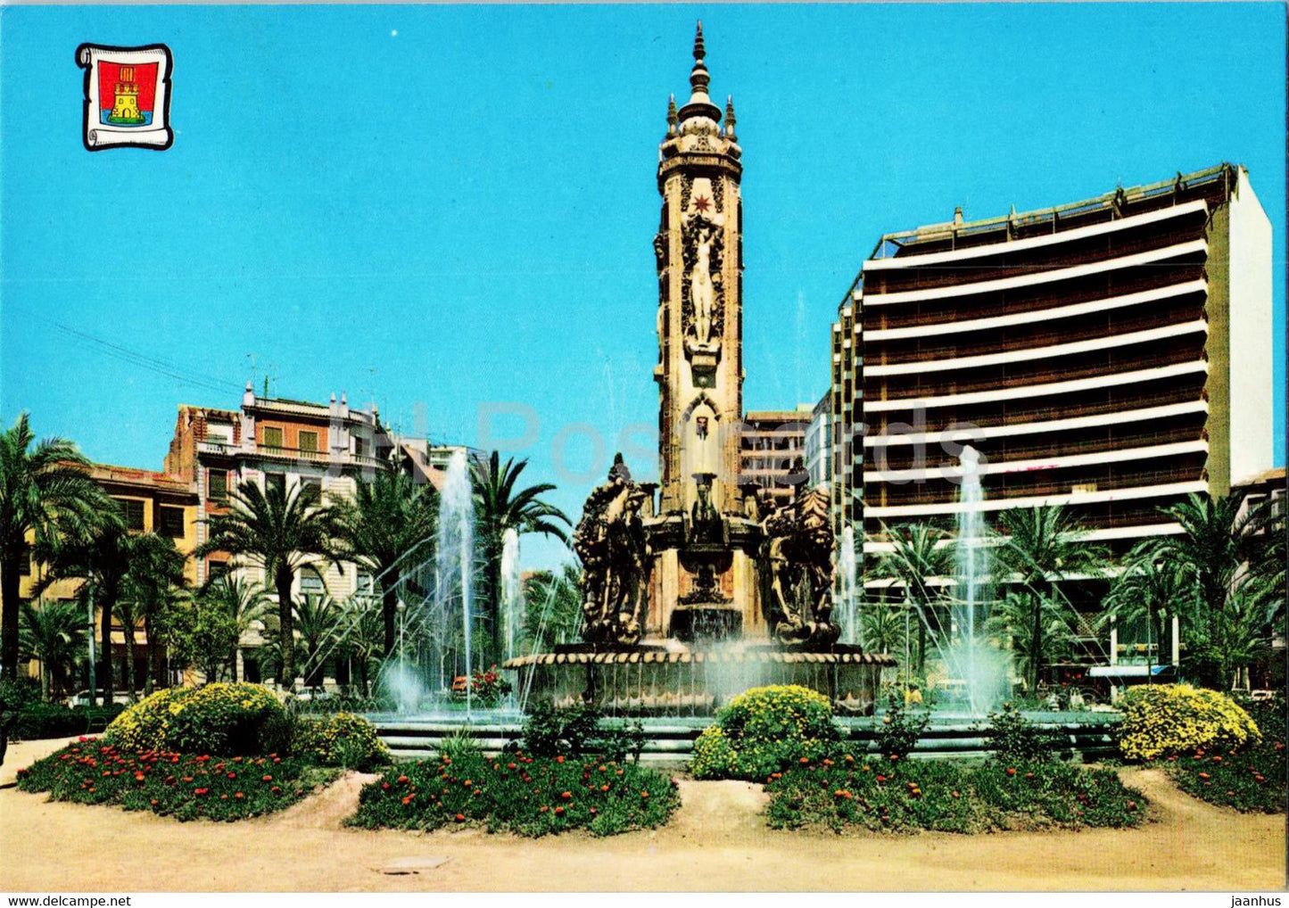 Alicante - Plaza de Los Luceros - square - 3394 - Spain - unused - JH Postcards