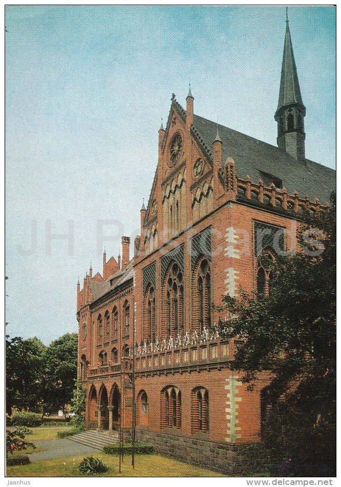 Academy of Art´s - 1 - Riga - postal stationery - 1977 - Latvia USSR - unused - JH Postcards