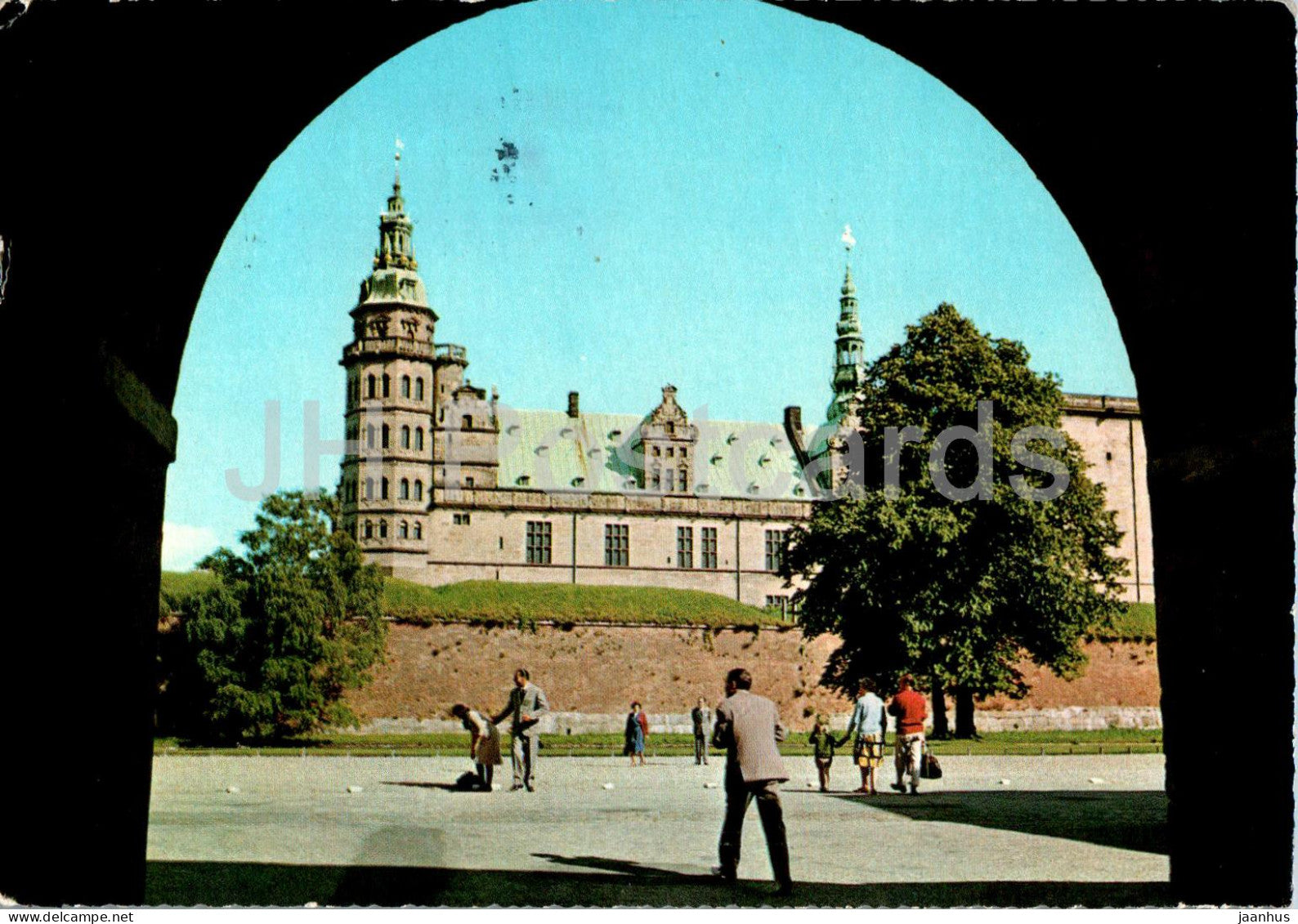 Helsingor - Kronborg Slot - castle - 40 - 1963 - Denmark - used - JH Postcards