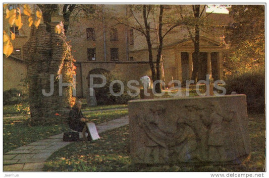 Sculpture Park - Old Town - Riga - 1974 - Latvia USSR - unused - JH Postcards