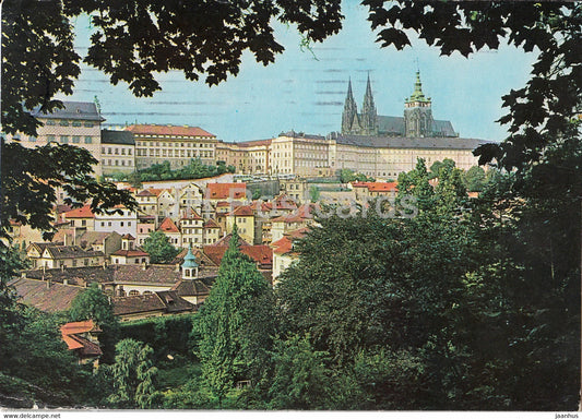 Praha - Prague - The Castle of Prague Hradcany - 1972 - Czechoslovakia - Czech Republic - used - JH Postcards