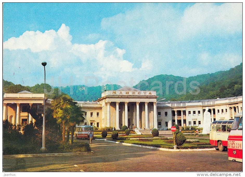 Matsesta - Sochi - bus - 1981 - Russia USSR - unused - JH Postcards