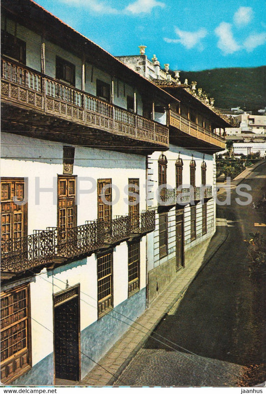 Tenerife - Casa de los Balcones H Machado S Francisco - La Orotava - Spain - unused - JH Postcards