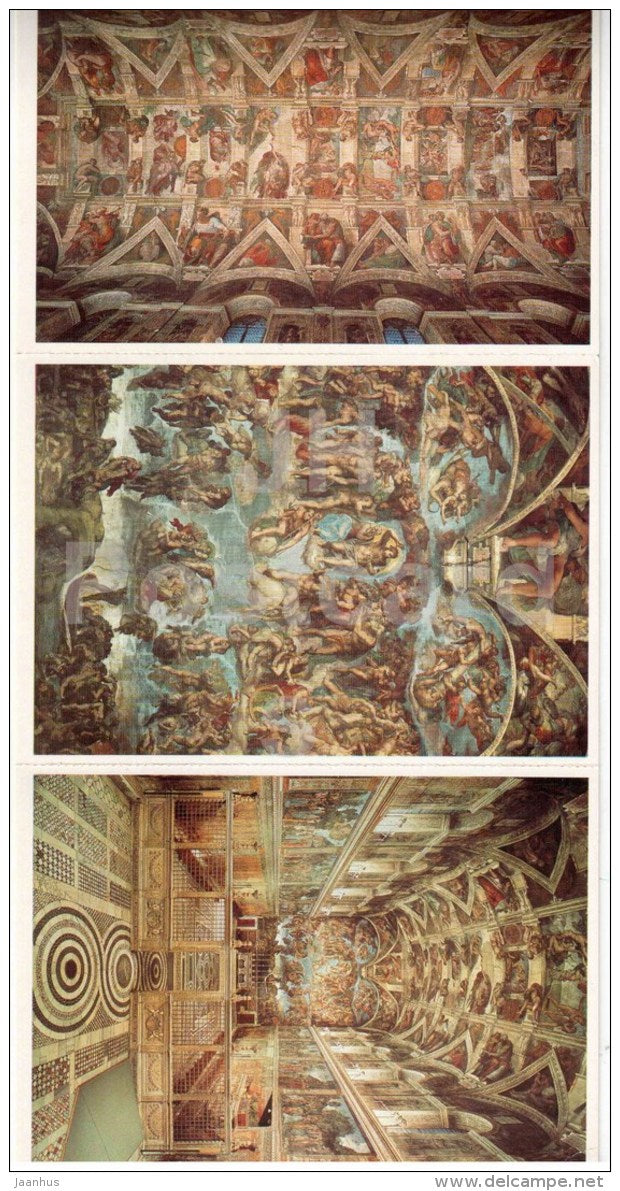 set of 18 postcards - leporello - Vatican - Italy - unused - JH Postcards