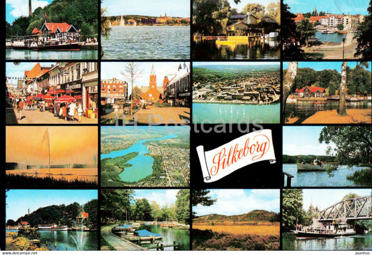 Silkeborg - multiview - 1997 - Denmark - used - JH Postcards