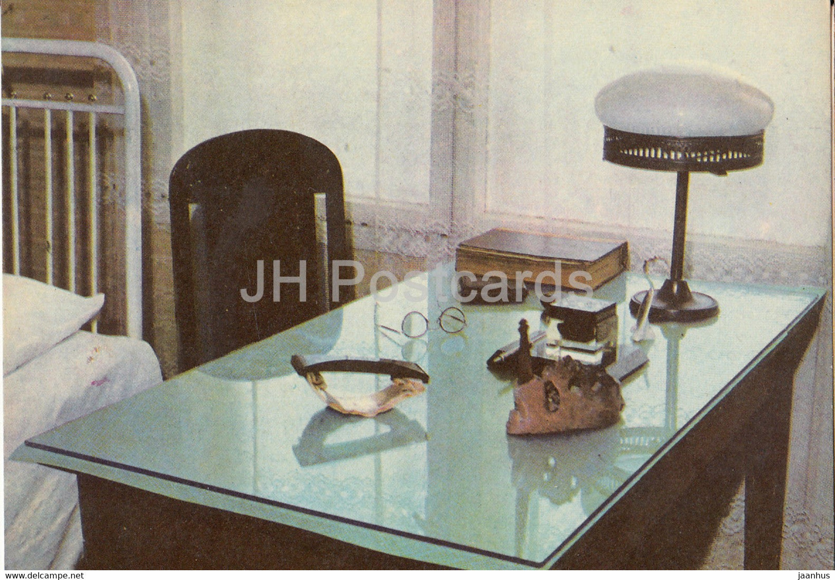 Estonian writer Oskar Luts - Writer's office in house museum - 1978 - Estonia USSR - unused - JH Postcards