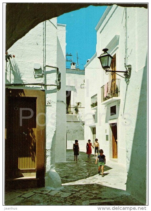Stradina caratteristica - street - Fasano - Brindisi - Puglia - 3 - Italia - Italy - unused - JH Postcards