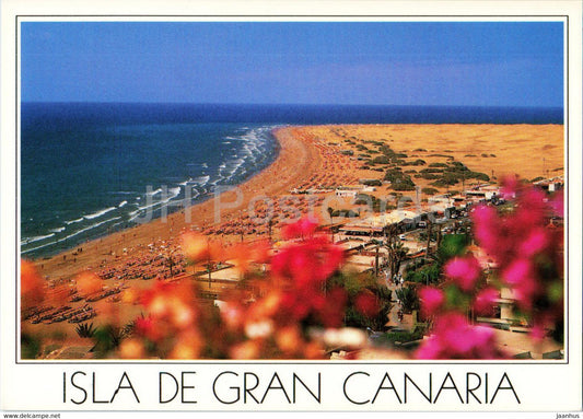 Gran Canaria - Playa del Ingles - 20 - beach - Spain - unused - JH Postcards