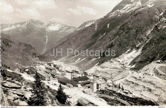 Goscheneralp 1800 m - Baracken Dorf - 2186 - old postcard - Switzerland - unused - JH Postcards