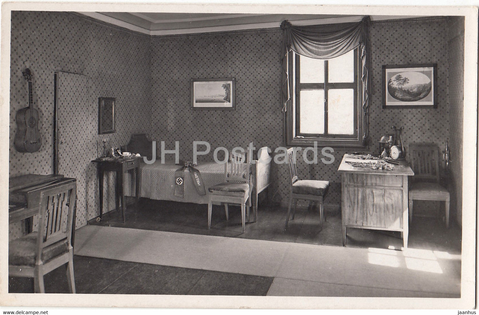 Weimar - Schiller's Arbeits und Sterbezimmer - old postcard - 1939 - Germany - used - JH Postcards