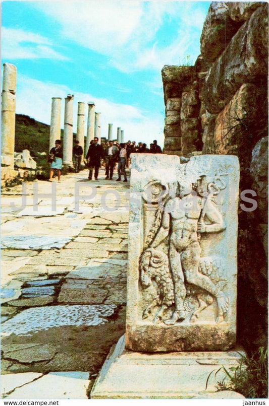 Ephesus - monument of Memmius - ancient world - Photo - Turkey - unused - JH Postcards