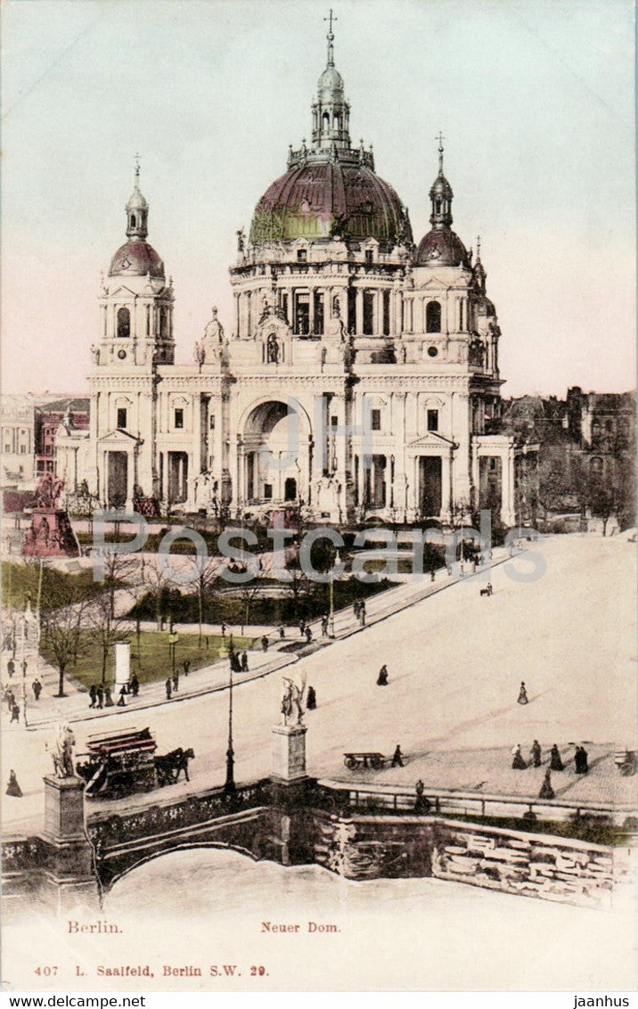 Berlin - Neuer Dom - cathedral - 407 - old postcard - Germany - unused - JH Postcards