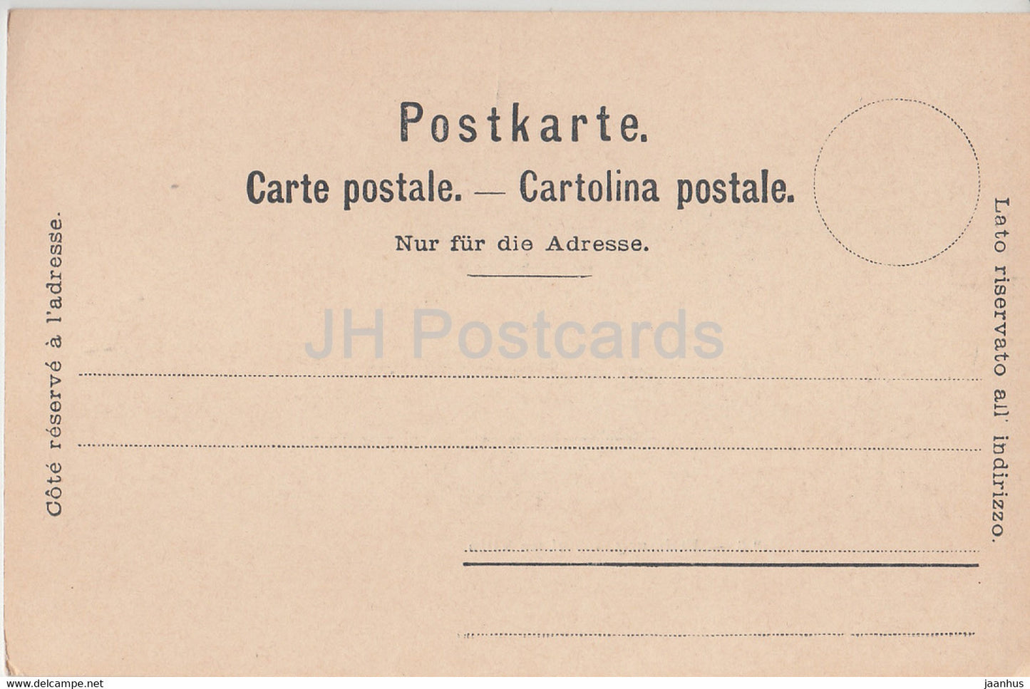 Fribourg - Hotel de Ville - 6 - old postcard - Switzerland - unused