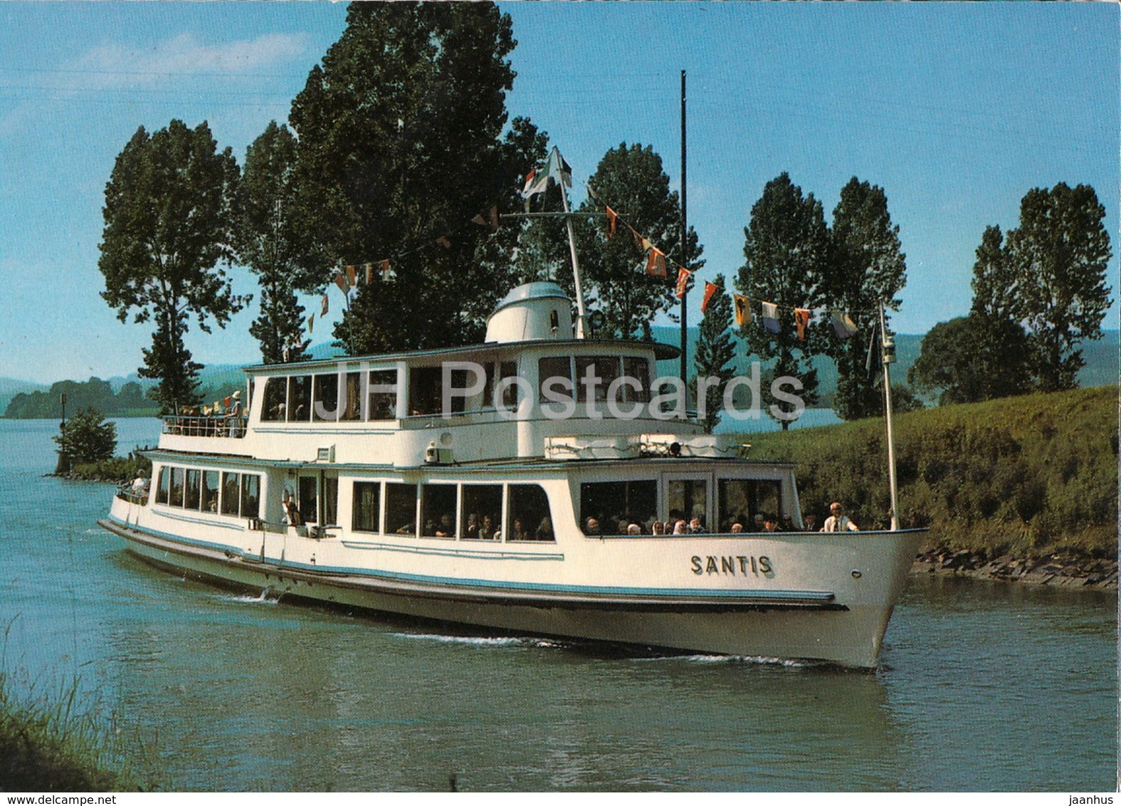 Zurichsee - Motorschiff Santis - MS - ship - Switzerland - used - JH Postcards