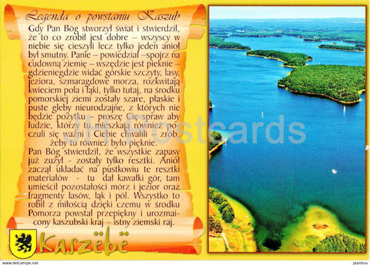 Kaszebe - Kaschubien - Legend about Kashubian - Poland - used - JH Postcards