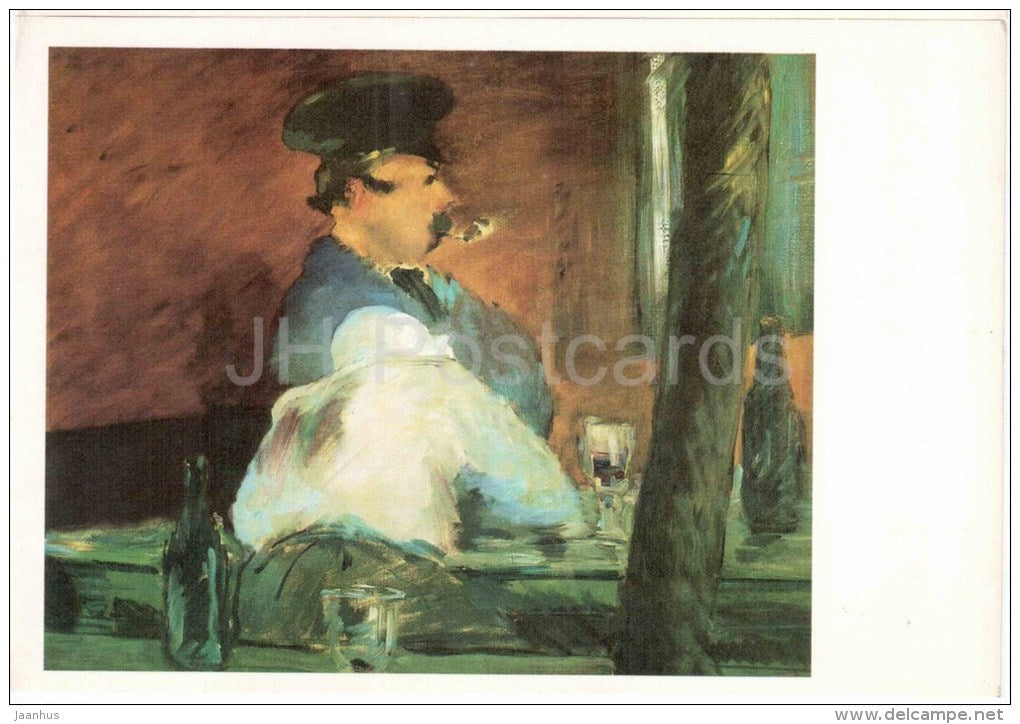 painting by Edouard Manet - Pub - large format card - Impressionism - french art - unused - JH Postcards