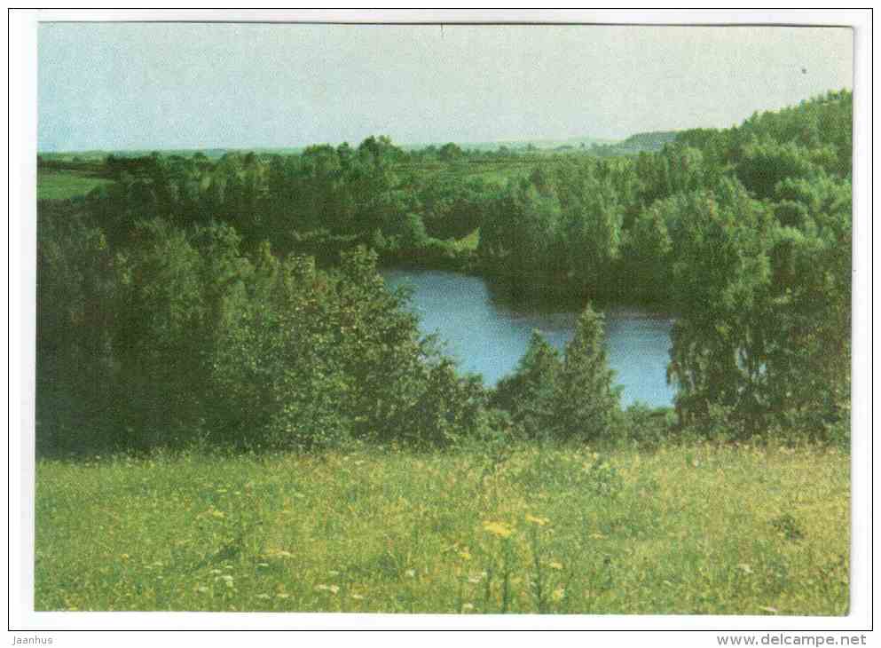 View from Sauleskalns - Latvian views - Latvia USSR - unused - JH Postcards