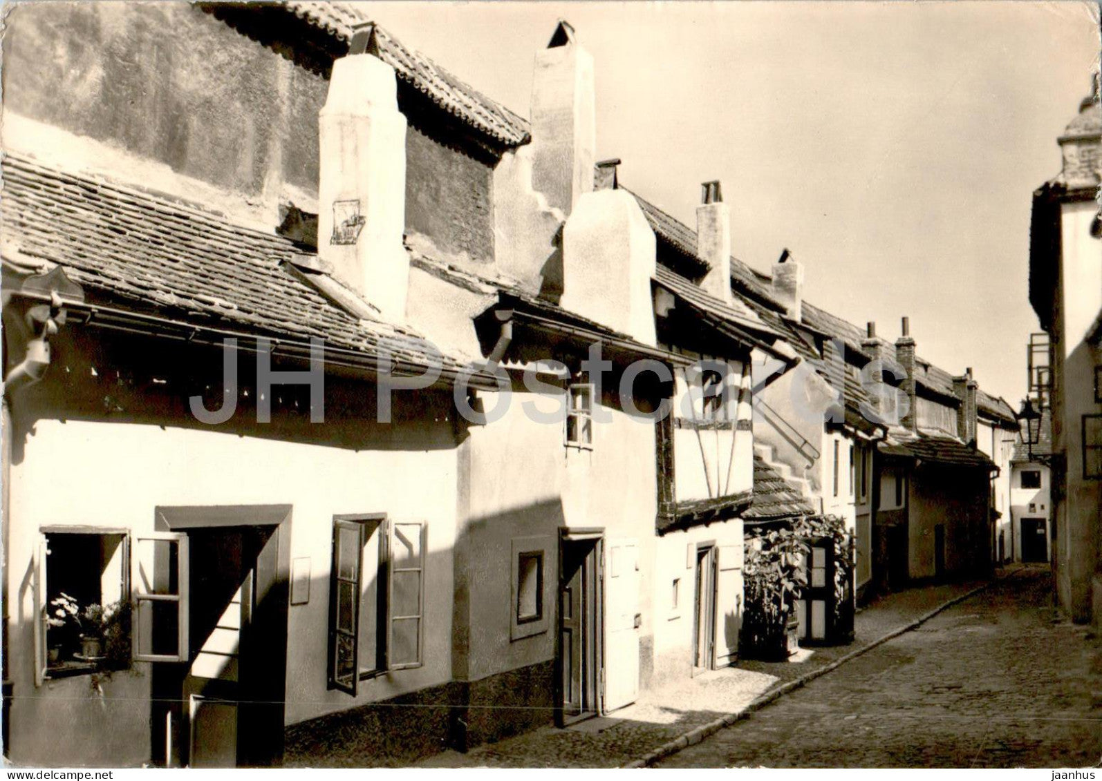 Praha - Prague - Prazsky Hrad - Zlata ulicka - Prague Castle Golden Lane - 1963 - Czech Republic - Czechoslovakia - used - JH Postcards