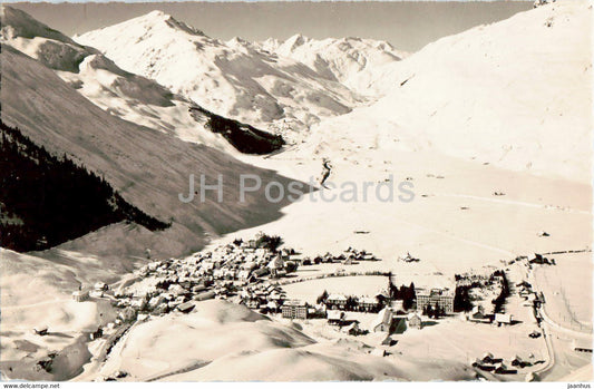 Andermatt 1444 m gegen Furka - F3343 - 1950 - old postcard - Switzerland - used - JH Postcards