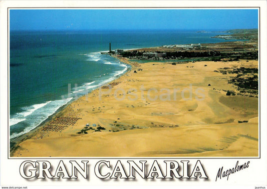 Gran Canaria - Maspalomas - 374 - beach - Spain - used - JH Postcards