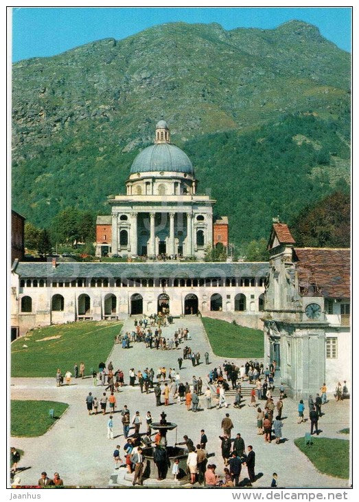 Le Due Basiliche - Santuario di Oropa m. 1180 - Biella - Piemonte - Italia - Italy - unused - JH Postcards